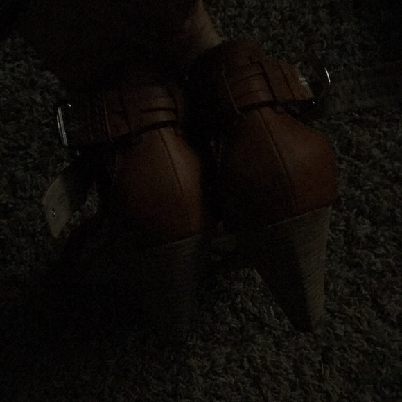 BELLE SIGERSON MORRISON EUC REAL LEATHER WEAVE PEEP TOE SHOES 8.5 - Picture 7 of 14